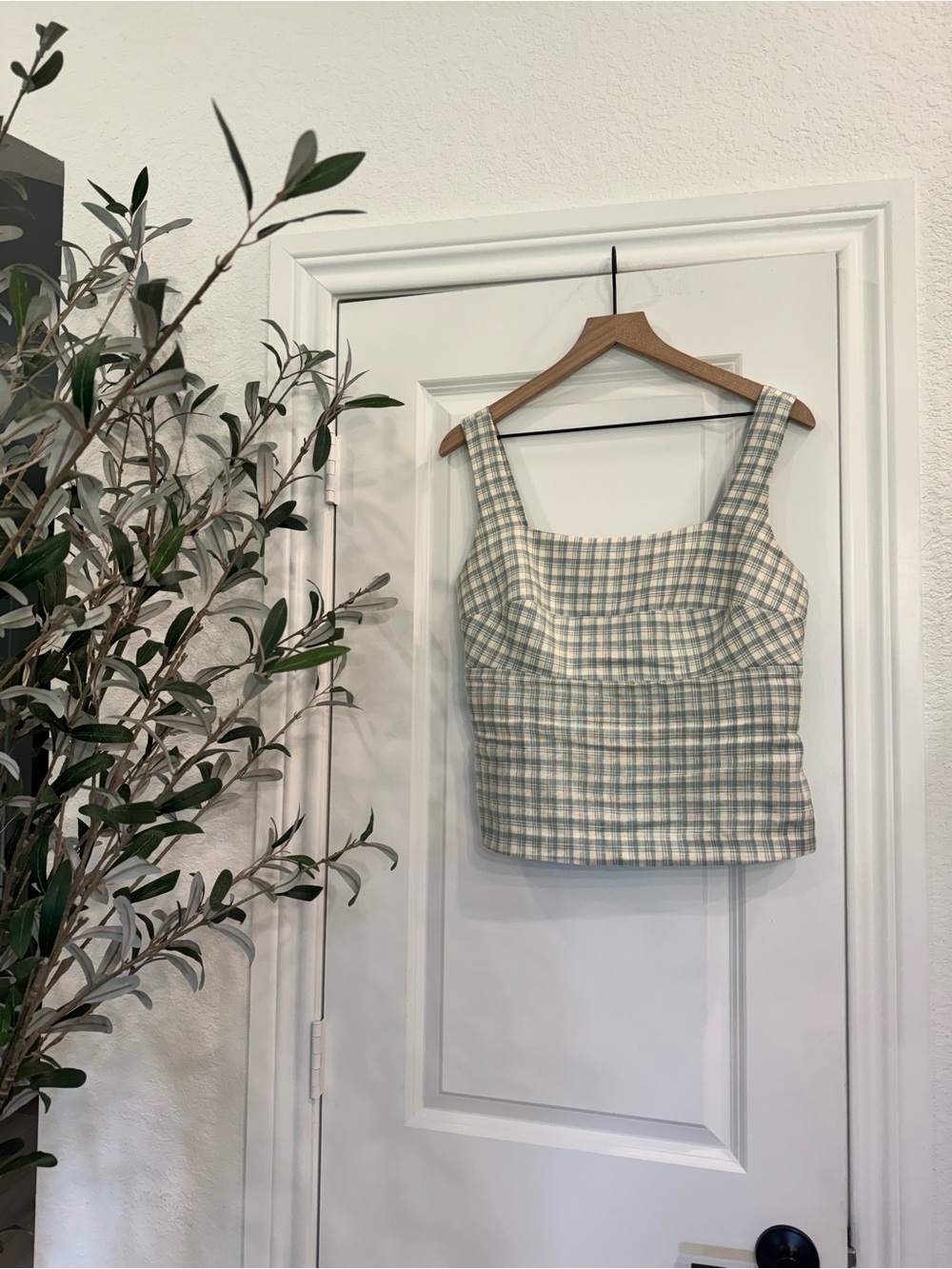 Reformation Clarence Linen Top